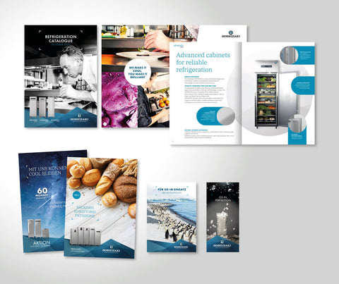 CI-Gestaltung von Produktbroschüren | Preislisten | Messewerbemittel