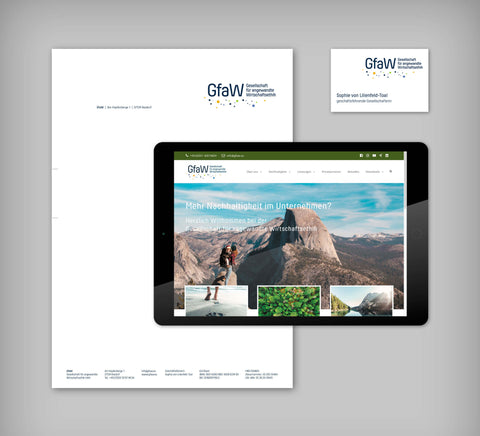 Logorelaunch | Werbemittelgestaltung | Screendesign und Webseitenkonzept